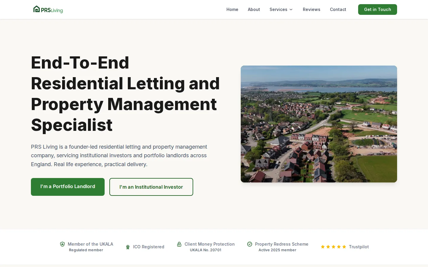 PRS Living, residential lettings and property management across England